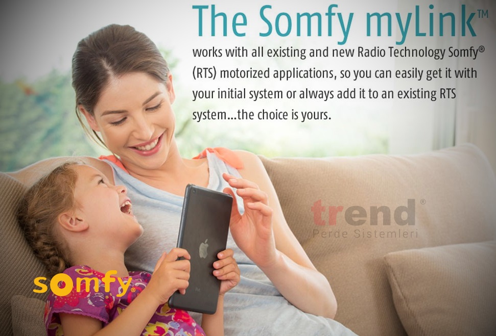Somfy Mylink - Tablet ve Telefondan Perde Kontrolü