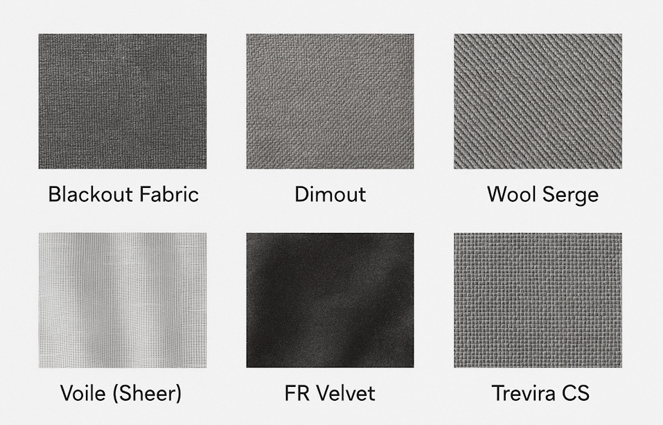 curtain fabric types