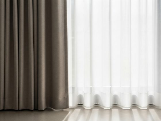 curtain and sheer details